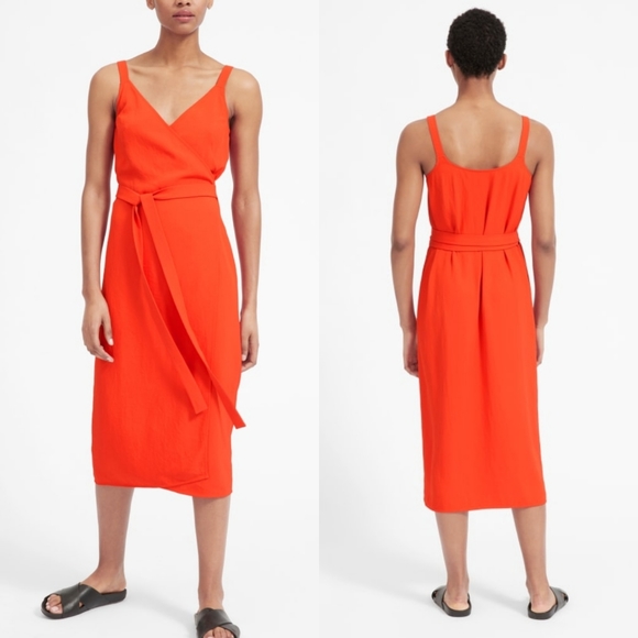 Everlane Dresses & Skirts - Everlane The Japanese GoWeave Tank Wrap Dress 4